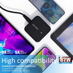 NEWTOP CM33 4 PORTE GAN CARICATORE 2USB-A + 2USB-C DA TAVOLO 67W Newtop