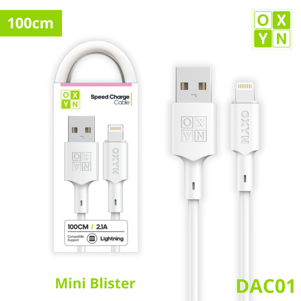Oxyn mini blister cavo Usb/Lightning 100cm