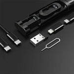 Kit di Accessori (Connettore USB-C + USB + Lightning + MicroUSB) Mobilax