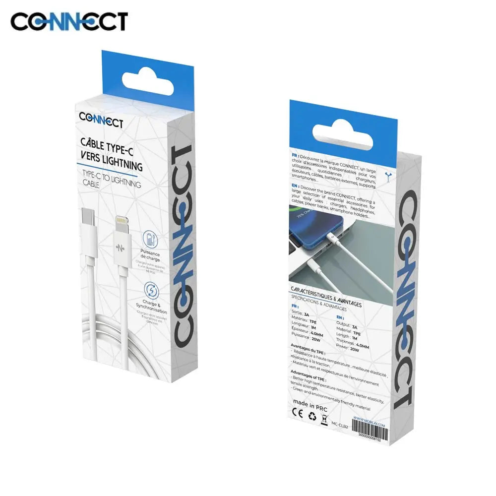 Cavo Dati da Usb-C a Lightning 1m Connect