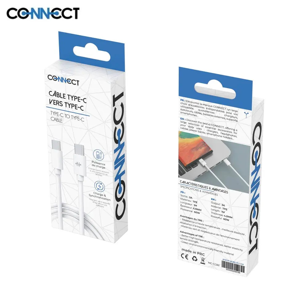 Cavo Dati da Usb-C a Usb-C 1m Connect