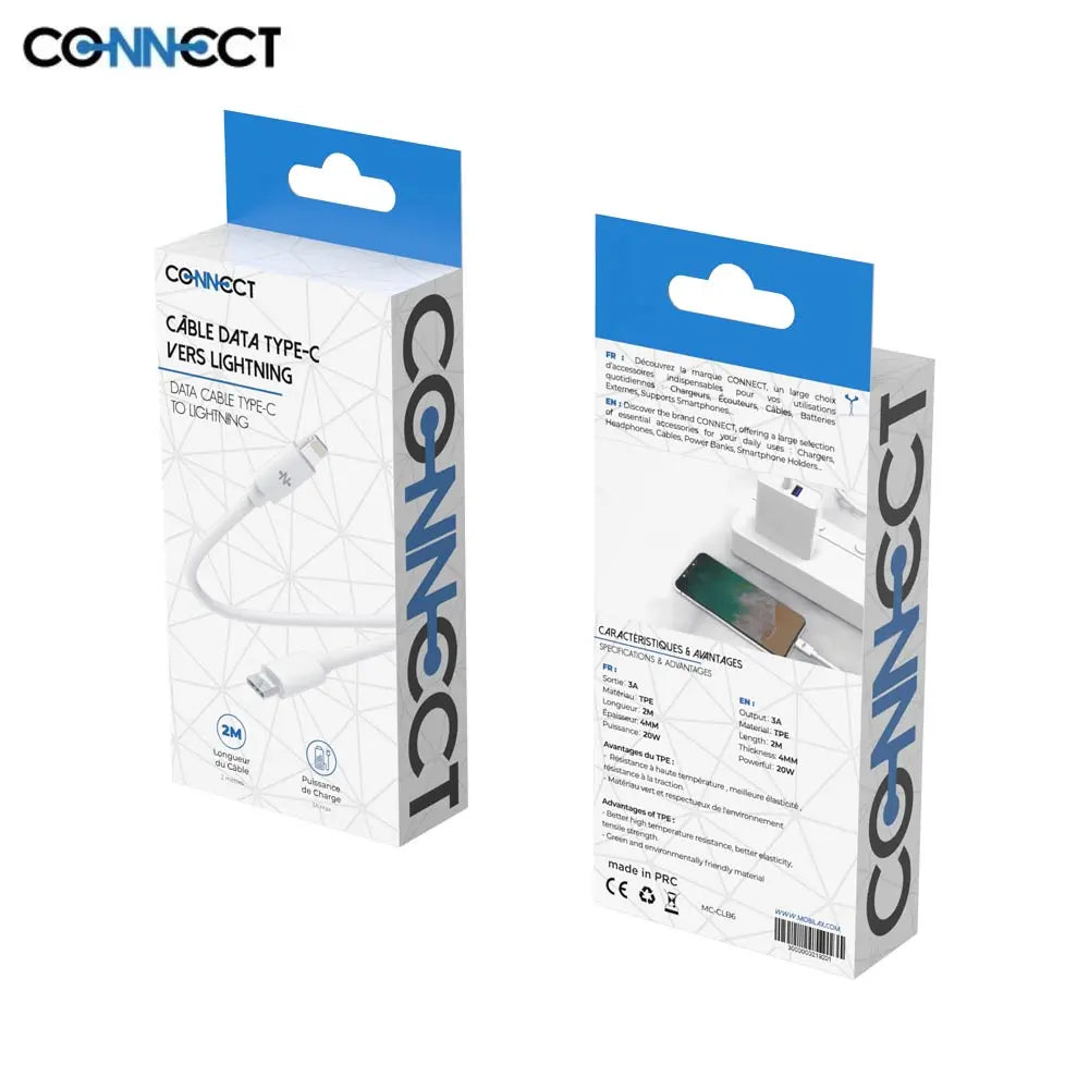 Cavo Dati da Usb-C a Lightning 2m Connect