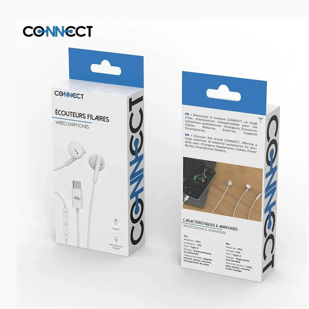 Kabelgebundene Kopfhörer Typ C