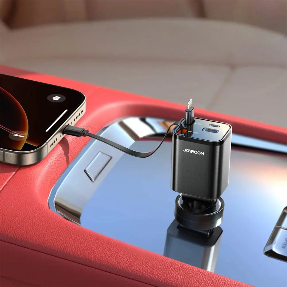 Caricabatterie per accendisigari 4 in 1 (50W)