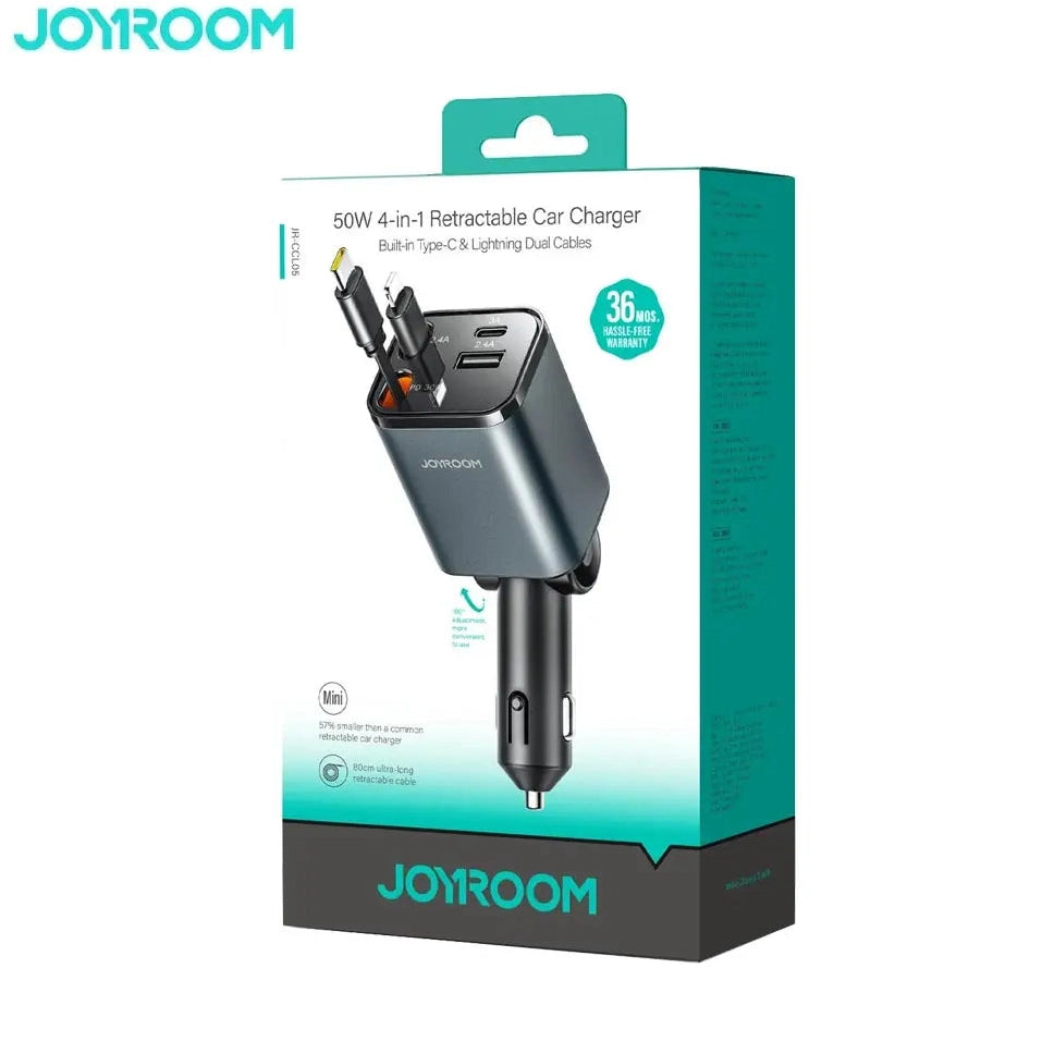 Caricabatterie per accendisigari 4 in 1 (50W)