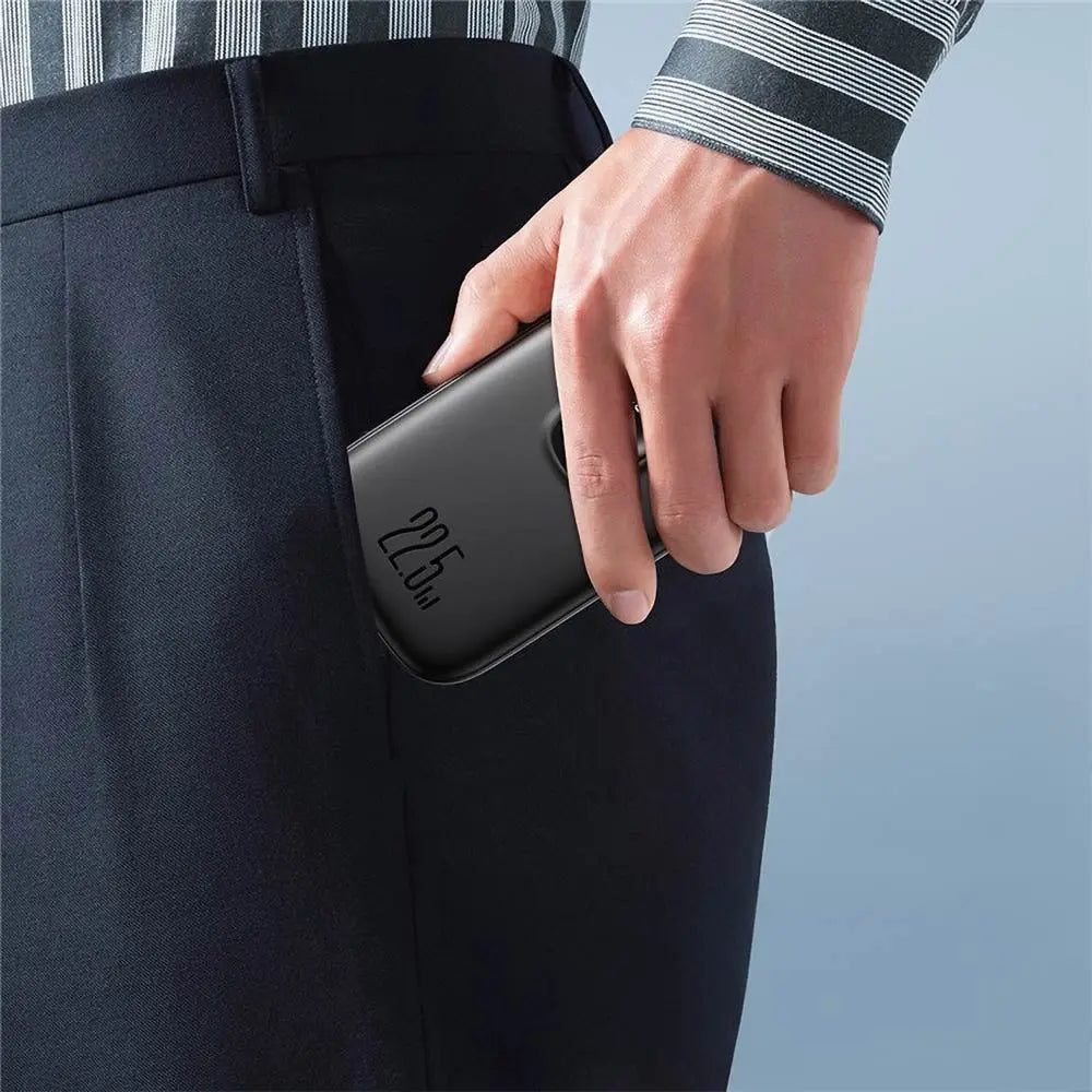 Powerbank Ricarica Rapida Joyroom 10000mAh 22.5W (con Cavo USB-C Retrattile)