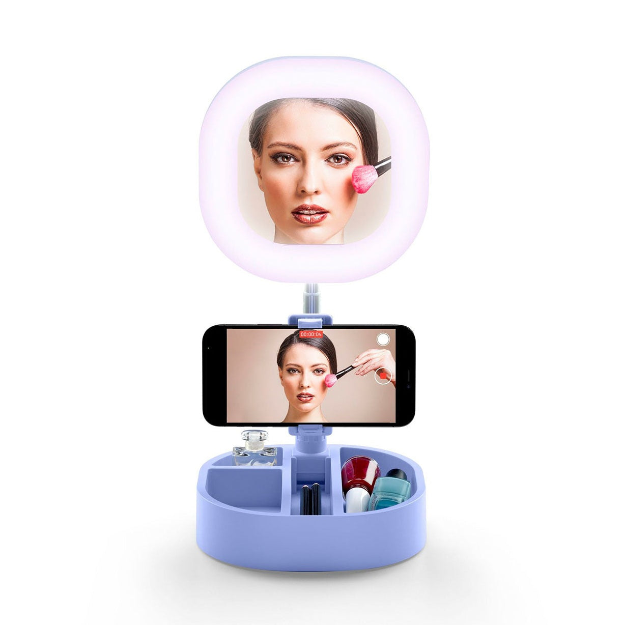 Miroir annulaire pour selfie