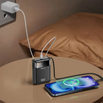 Batteria Esterna Power Bank con Cavo di Ricarica USB-C 20000mAh 65W