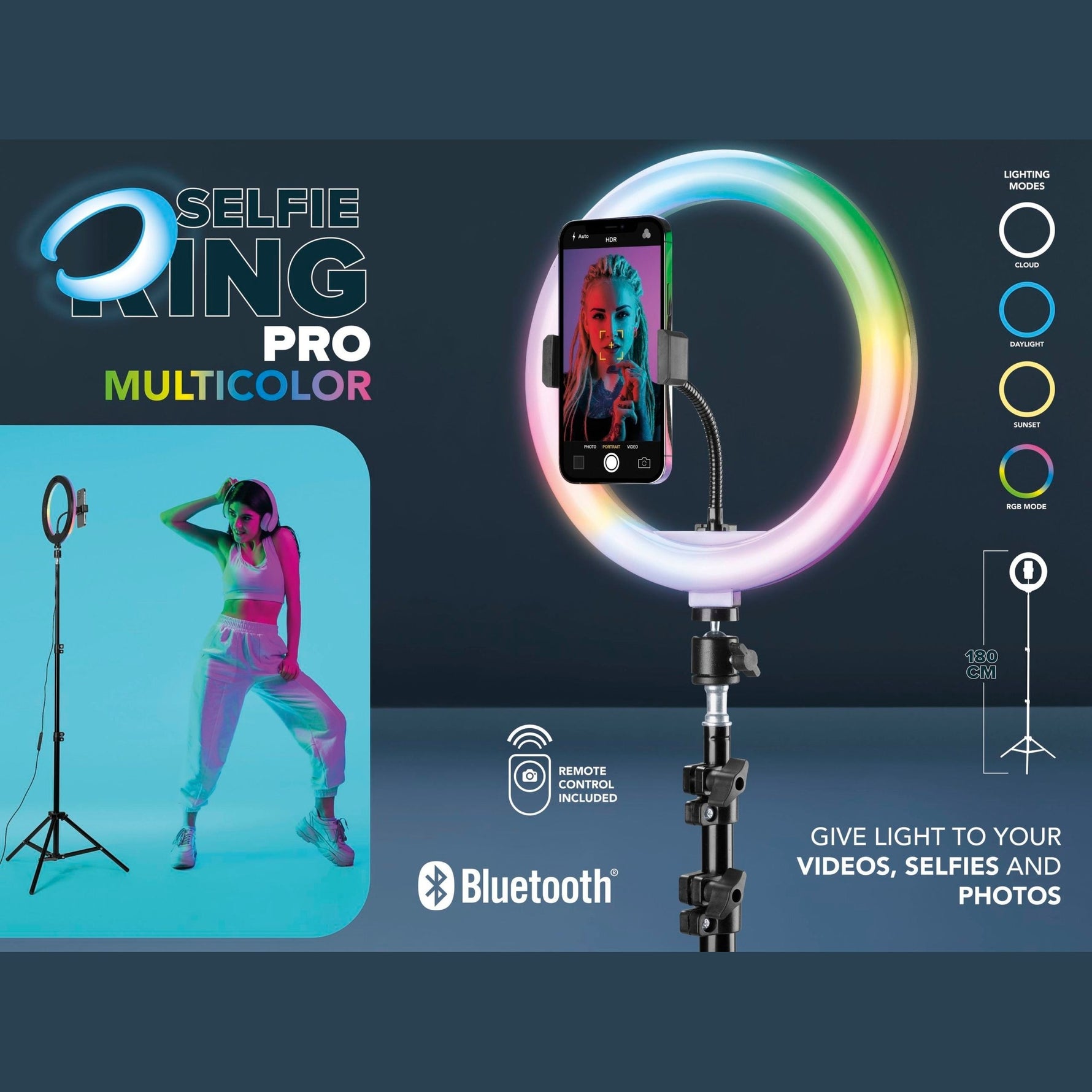 Selfie Ring Pro Multicolor