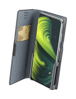 Custodia a libro multicompatibile effetto pelle