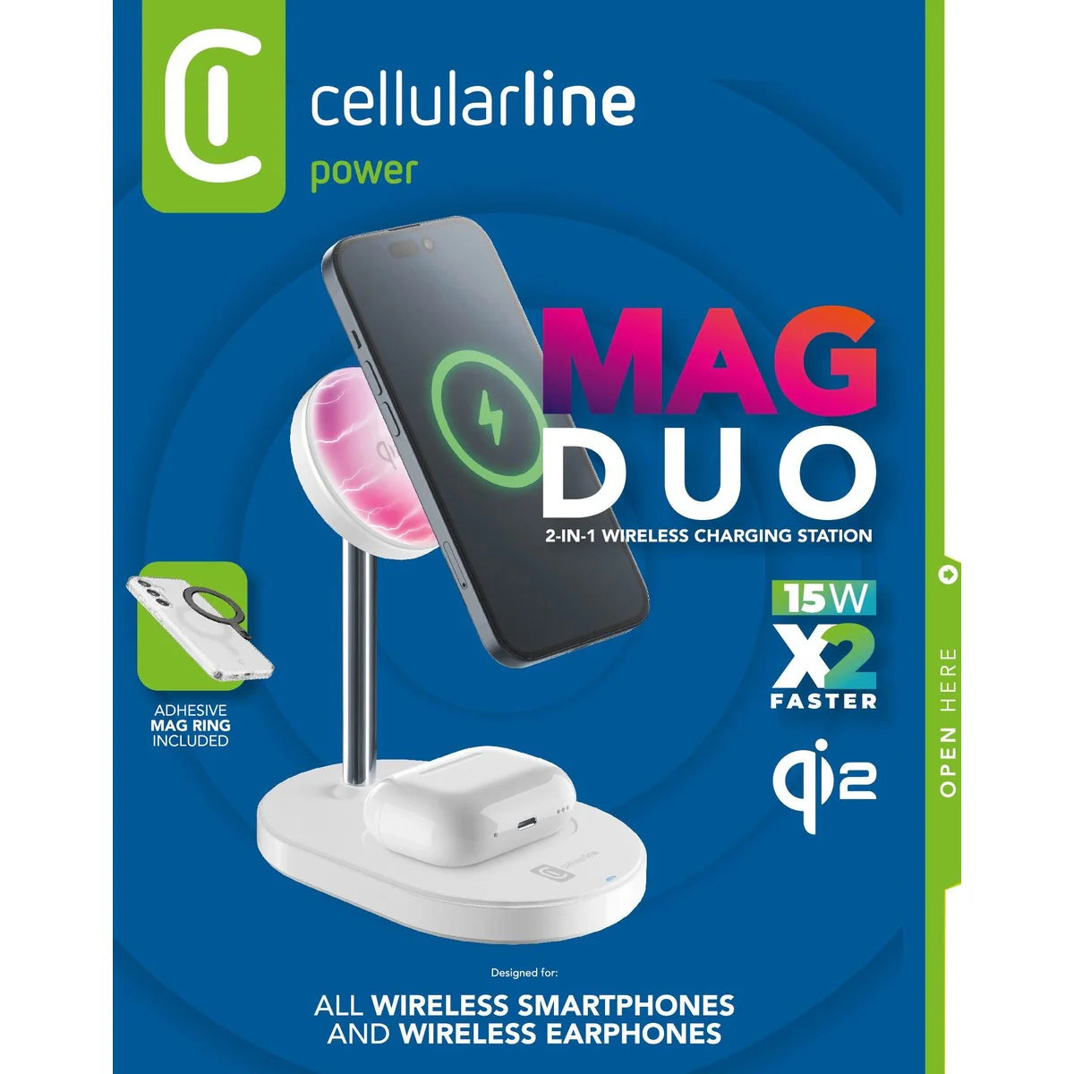 Station di ricarica wireless Mag con tecnologia Qi2