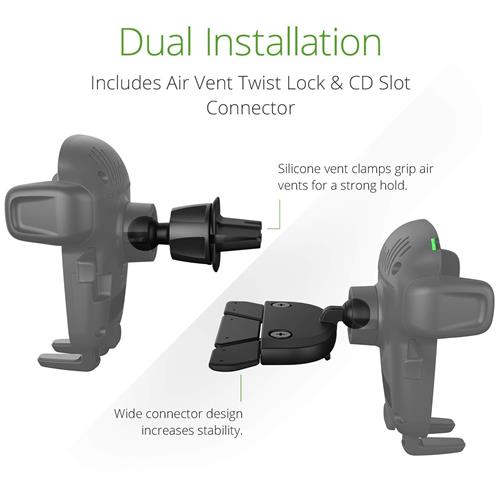 Supporto universale per ricarica wireless per auto - Shoppa