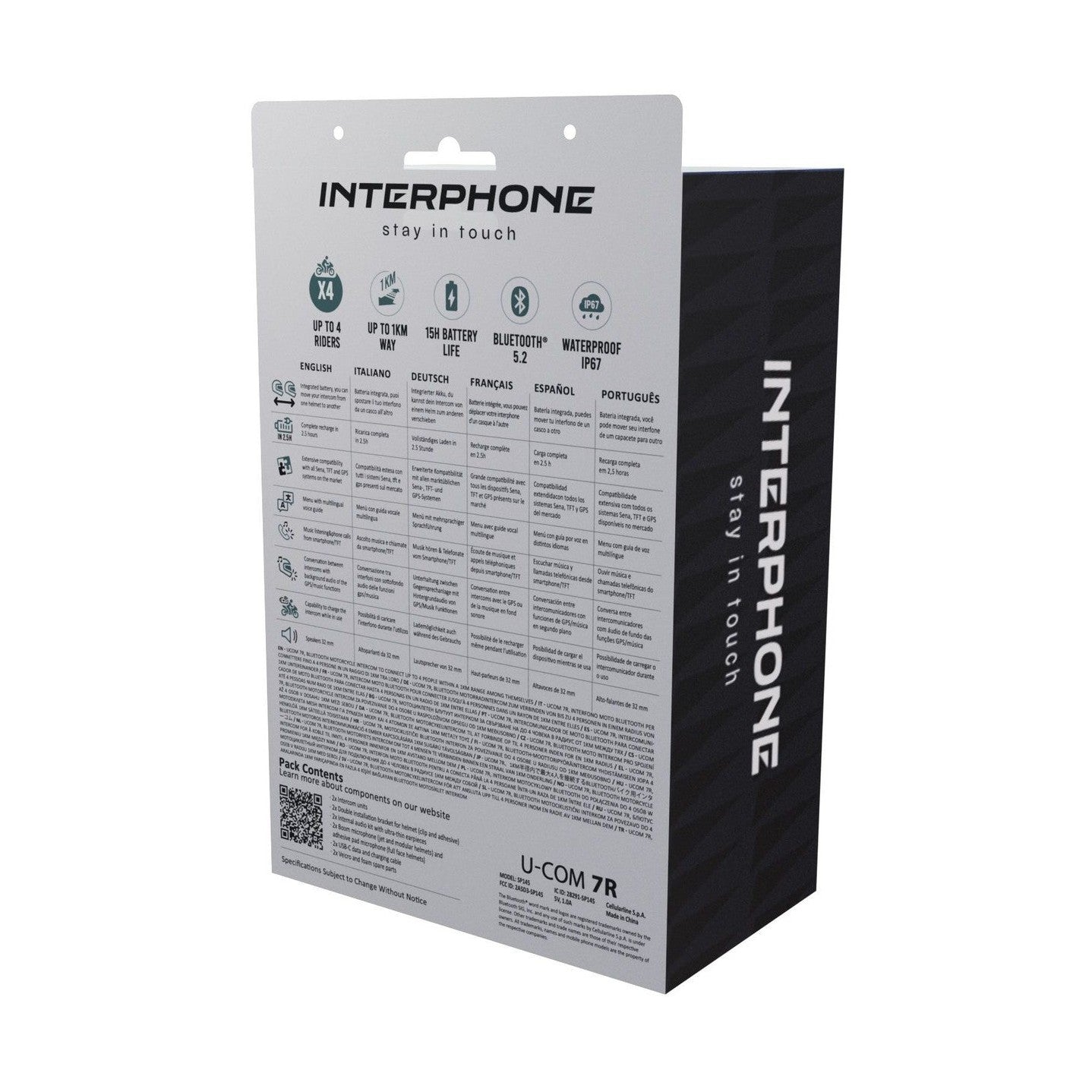 Interfono moto di gruppo U-com 7R