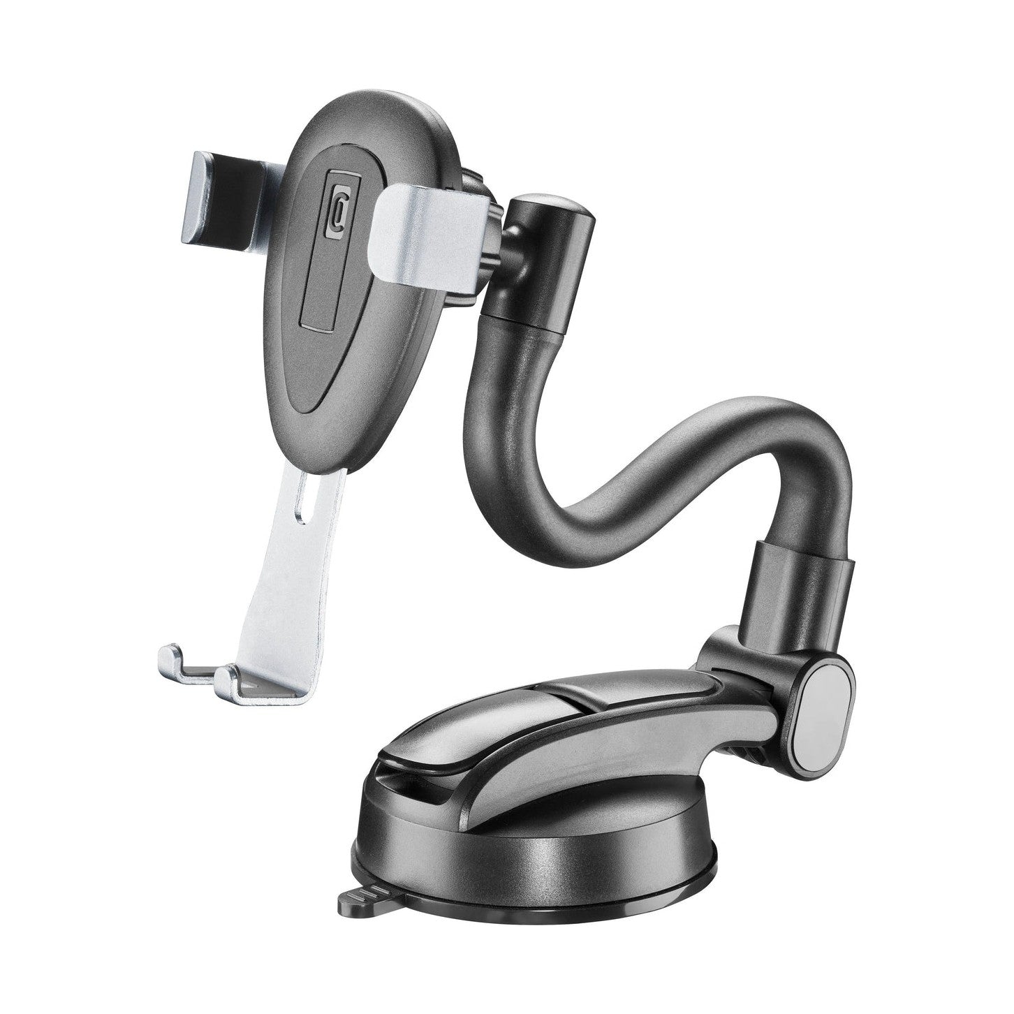 Supporto per smartphone in auto con ventosa e braccio flessibile