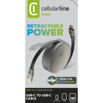 Cavo USB-C/USB-C retrattile